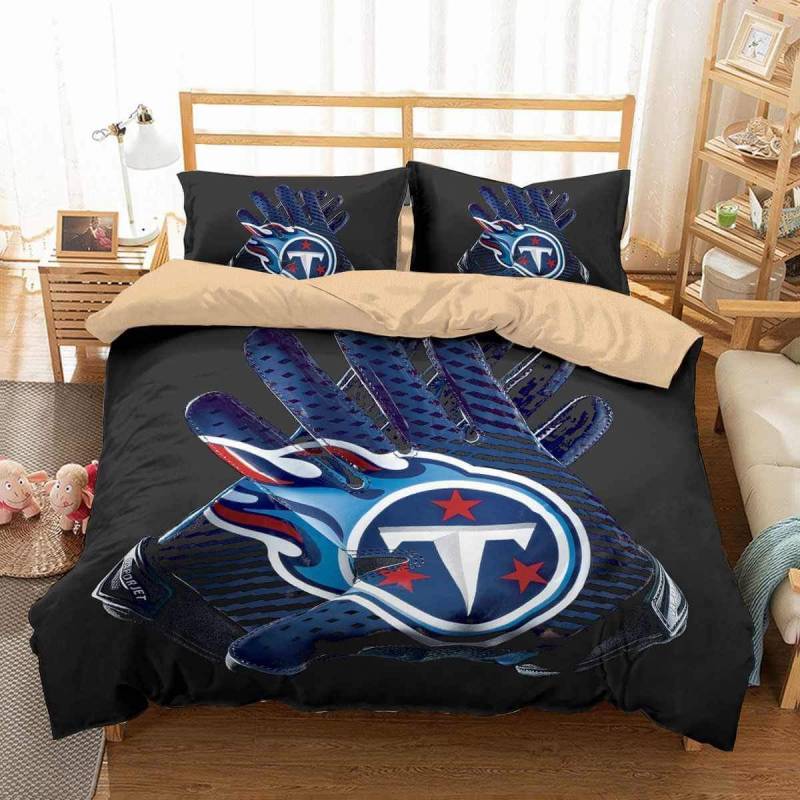 3D Customize Tennessee Titans Bedding Set Duvet Cover Set Bedroom Set