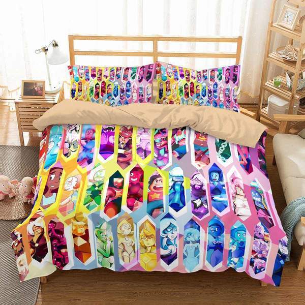 3D Customize Teven Universe 3D Customized Duvet Cover Bedding Set