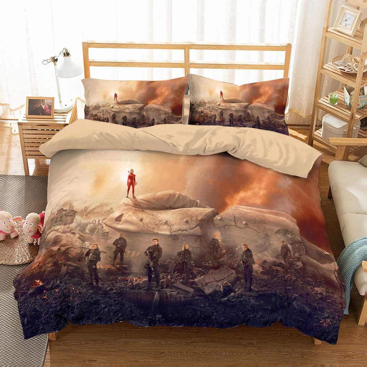 3D Customize The Hunger Games Customized Duvet Cover Bedding Set