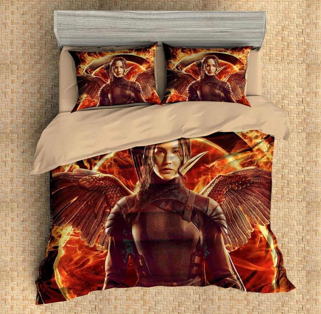 3D Customize The Hunger Games Katniss Customized Duvet Cover Bedding Set