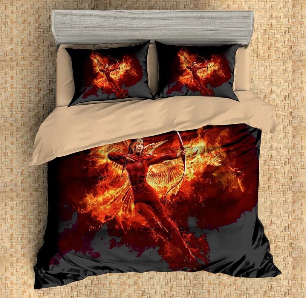 3D Customize The Hunger Games Katniss Customized Duvet Cover Bedding Set