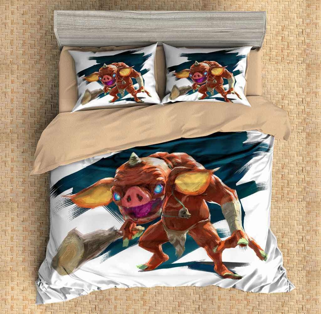 3D Customize The Legend Of Zelda Breath Of The Wild Customized Duvet Cover Bedding Set