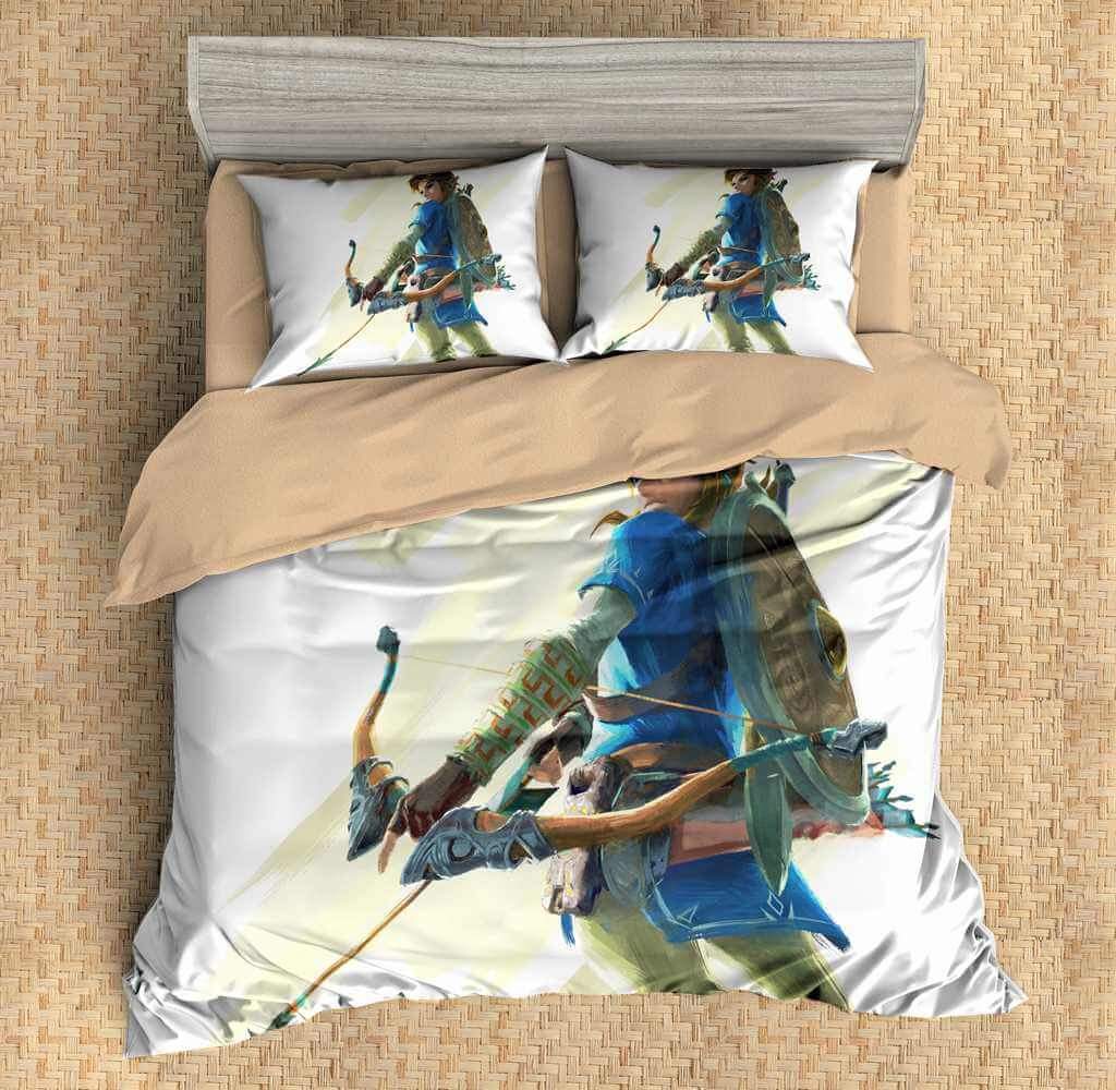 3D Customize The Legend Of Zelda Breath Of The Wild Customized Duvet Cover Bedding Set