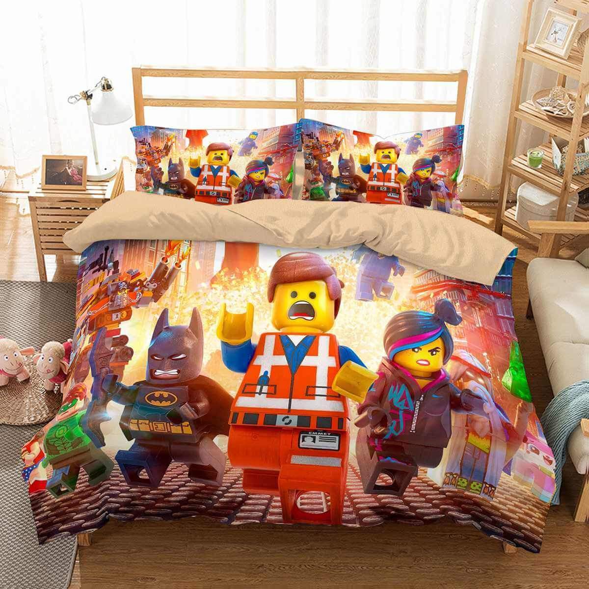 3D Customize The Lego Movie Customized Duvet Cover Bedding Set