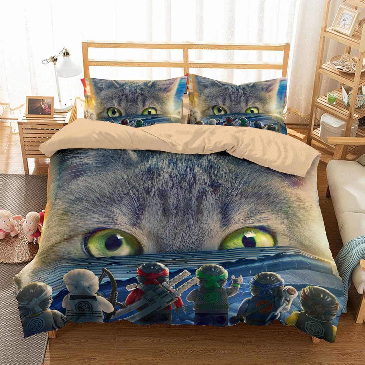 3D Customize The Lego Ninjago Customized Duvet Cover Bedding Set