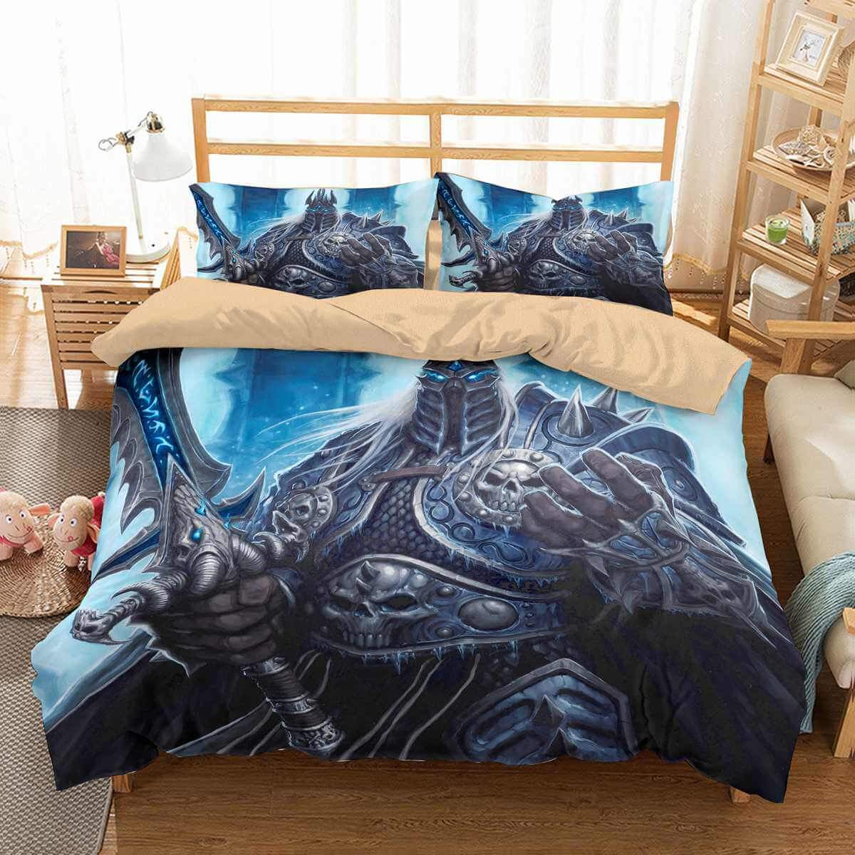 3D Customize The Lich King Customized Duvet Cover Bedding Set
