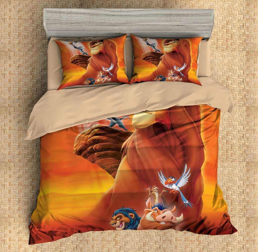 3D Customize The Lion King Customized Duvet Cover Bedding Set