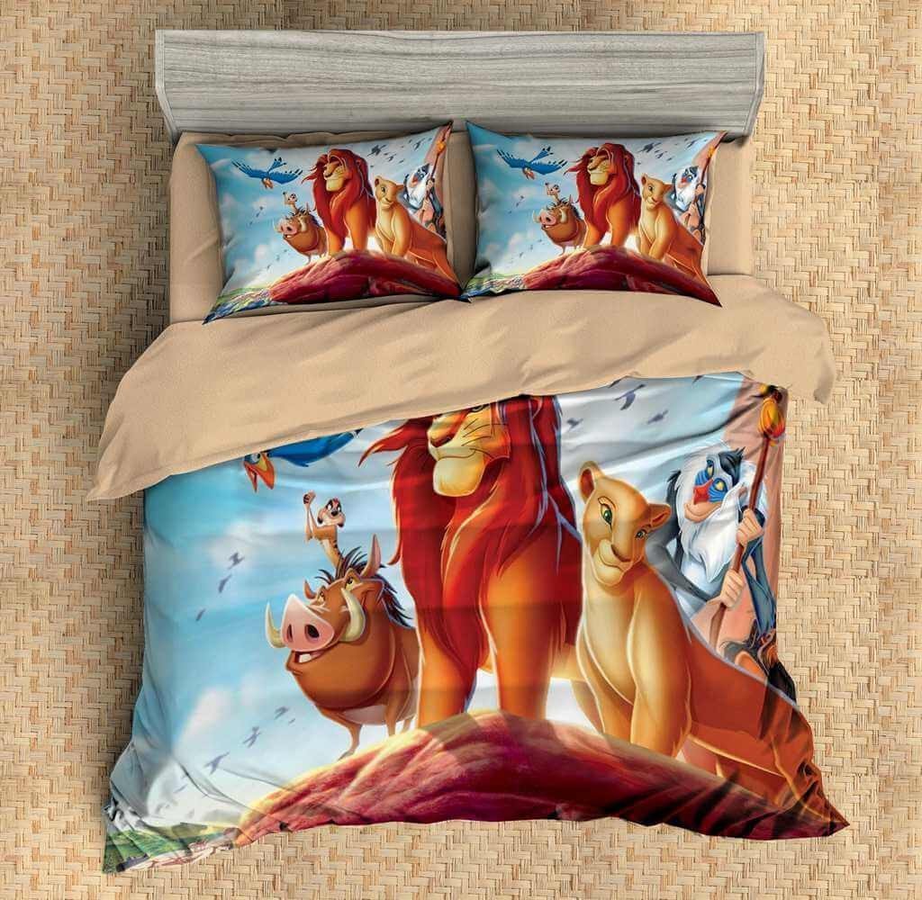 3D Customize The Lion King Customized Duvet Cover Bedding Set