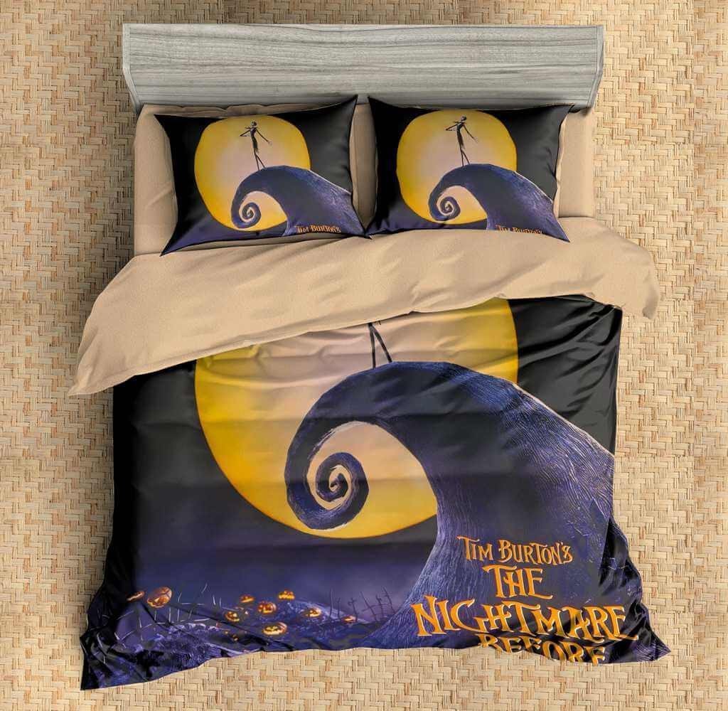 3D Customize The Nightmare Before Christmas Customized Duvet Cover Bedding Set