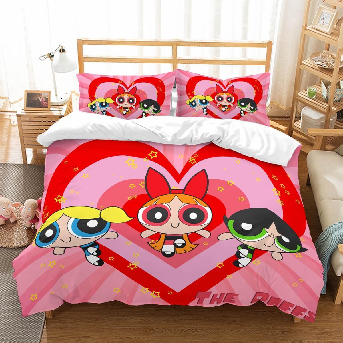3D Customize The Powerpuff Girls Et Et Bed 3D Customized Duvet Cover Bedding Set