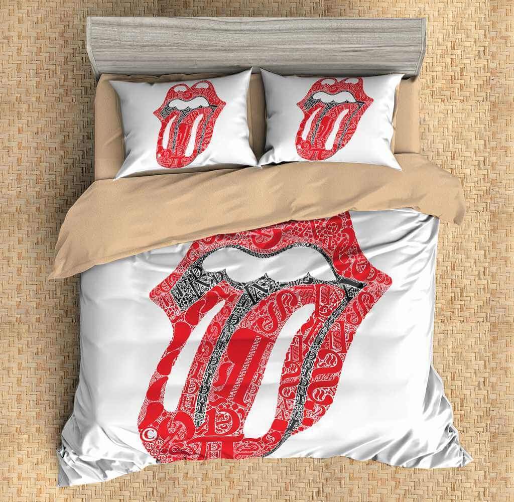 3D Customize The Rolling Stones Customized Duvet Cover Bedding Set