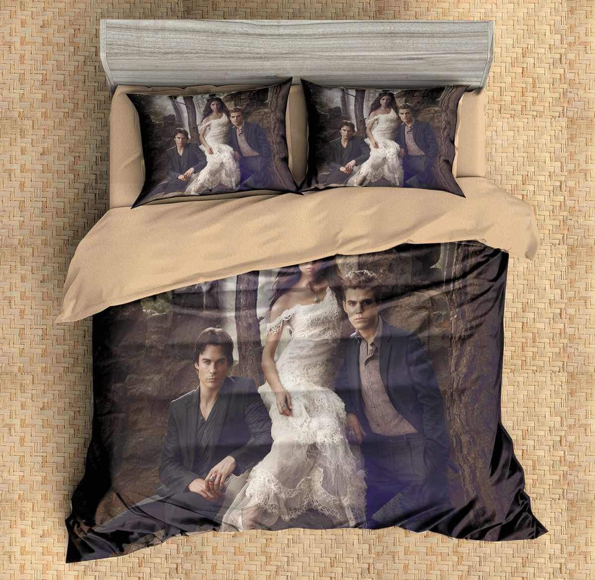 3D Customize The Vampire Diaries Customized Duvet Cover Bedding Set