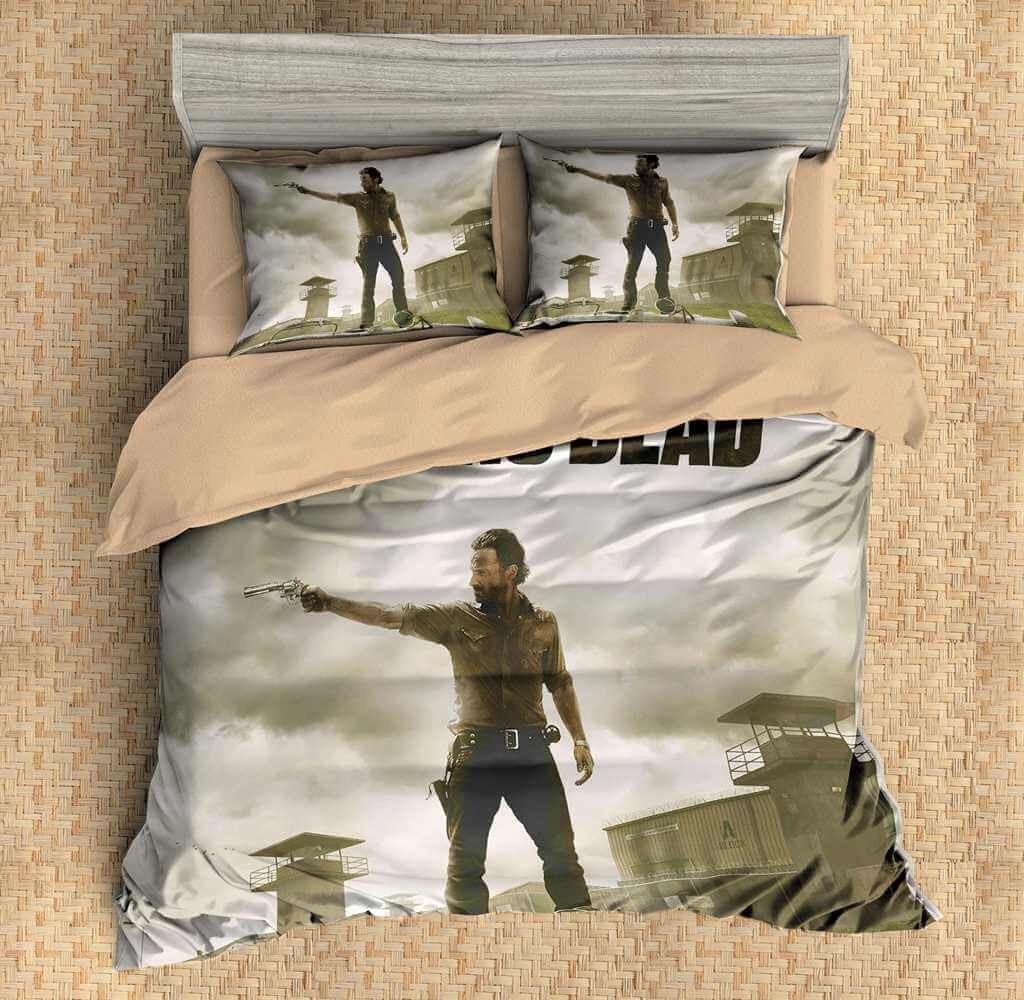 3D Customize The Walking Dead Customized Duvet Cover Bedding Set
