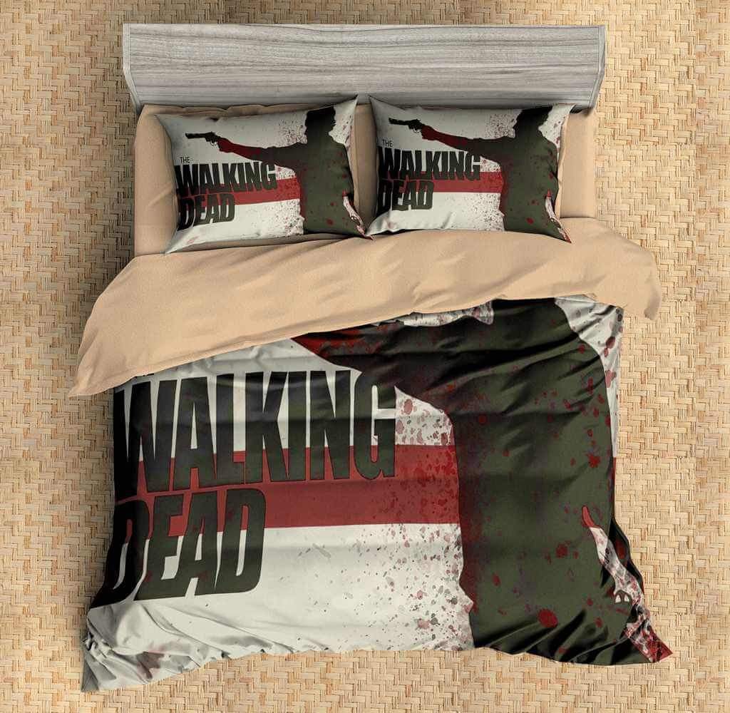 3D Customize The Walking Dead Customized Duvet Cover Bedding Set