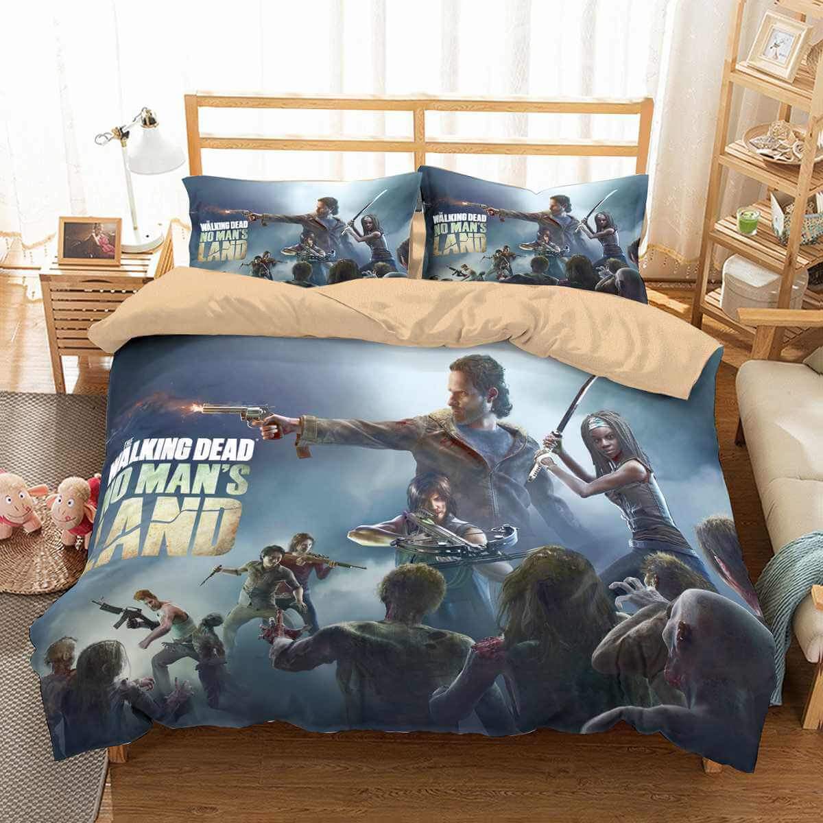 3D Customize The Walking Dead Customized Duvet Cover Bedding Set
