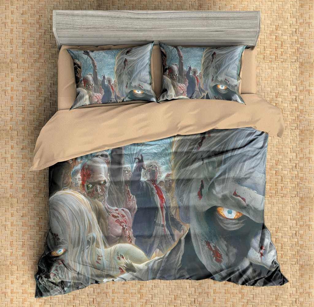 3D Customize The Walking Dead Customized Duvet Cover Bedding Set