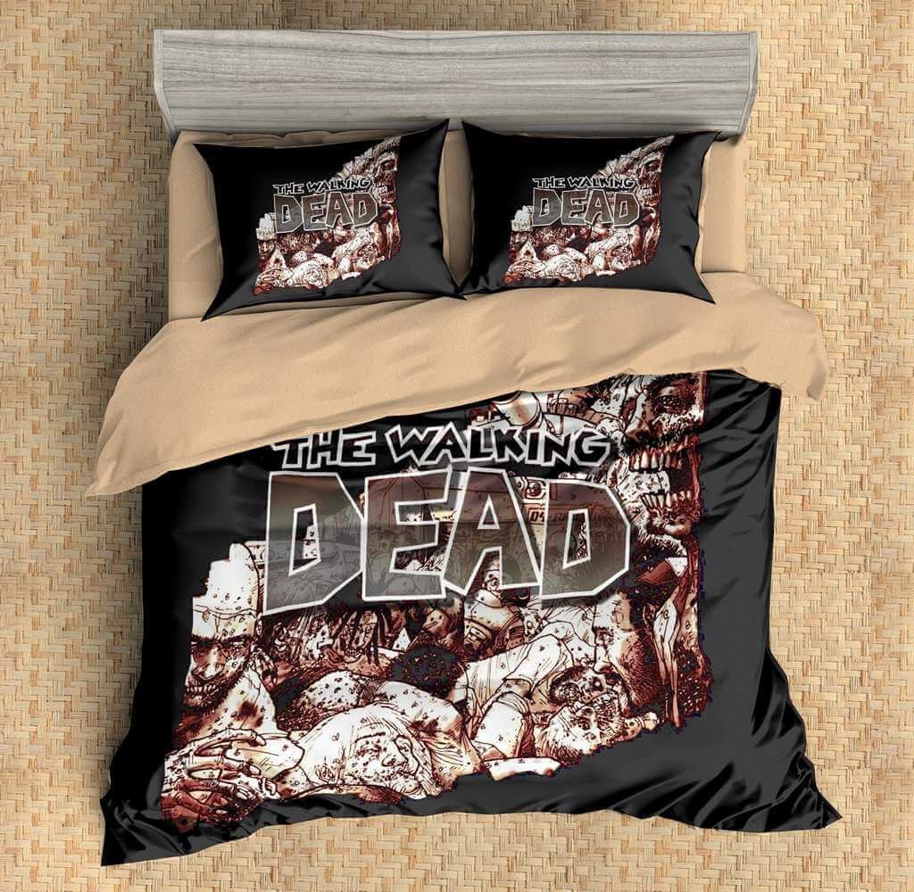 3D Customize The Walking Dead Customized Duvet Cover Bedding Set