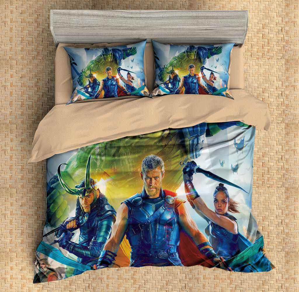 3D Customize Thor Ragnarok Customized Duvet Cover Bedding Set