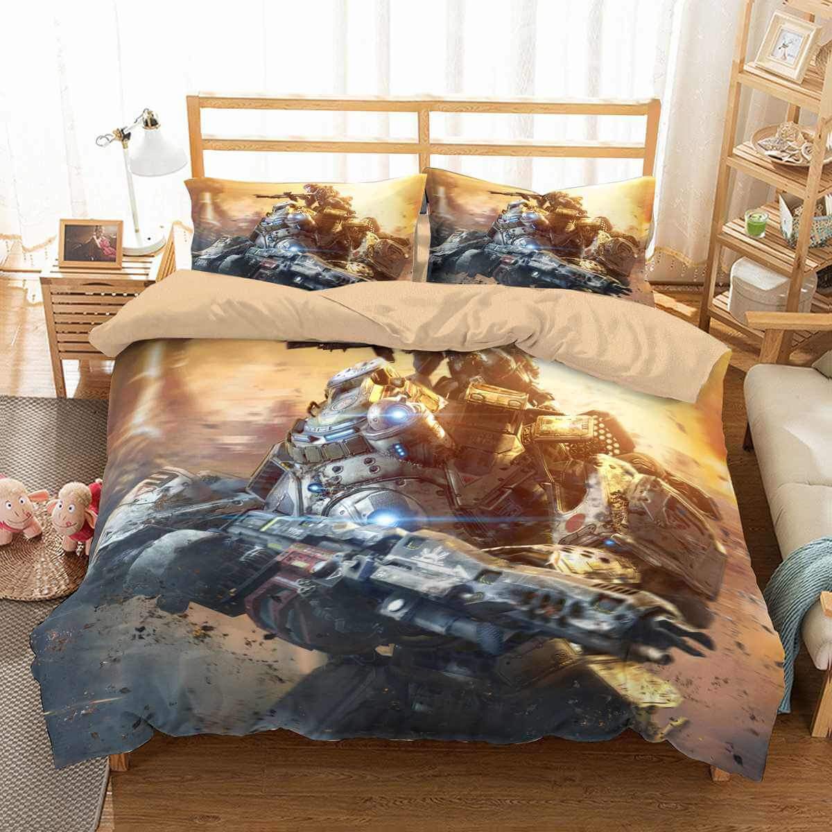 3D Customize Titanfall Customized Duvet Cover Bedding Set
