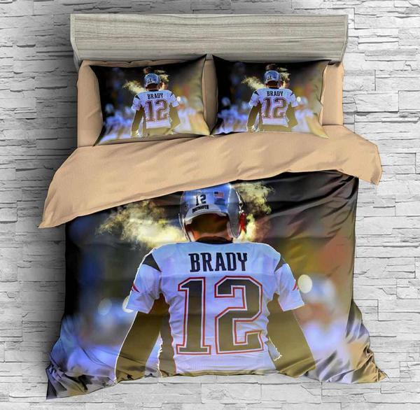 3D Customize Tom Brady 3D Customized Duvet Cover Bedding Set