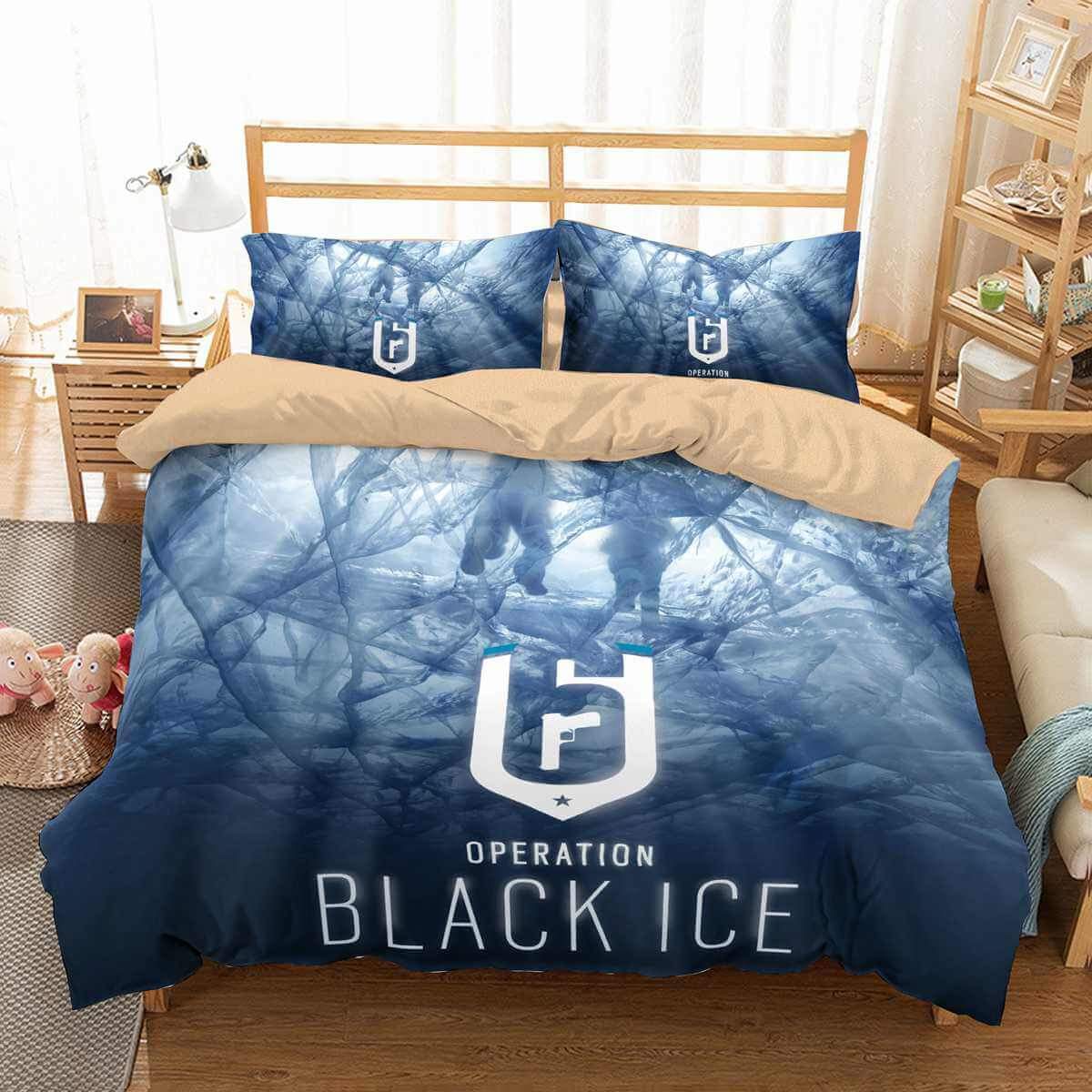 3D Customize Tom Clancy’S Rainbow Six Customized Duvet Cover Bedding Set