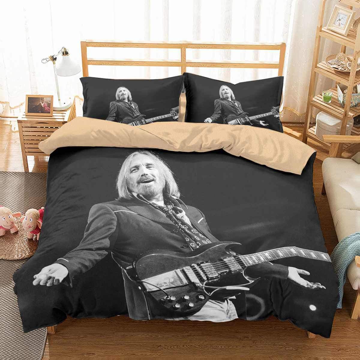 3D Customize Tom Petty Customized Duvet Cover Bedding Set