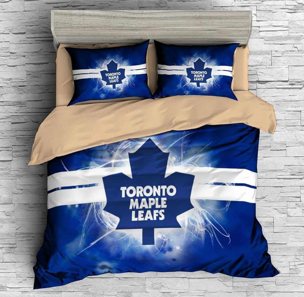 3D Customize Toronto Maple Leafs Customized Duvet Cover Bedding Set