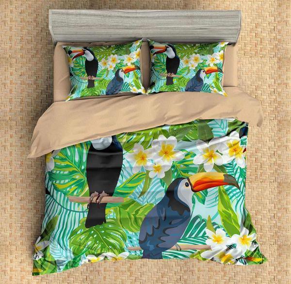 3D Customize Toucan 3D Customized Duvet Cover Bedding Set