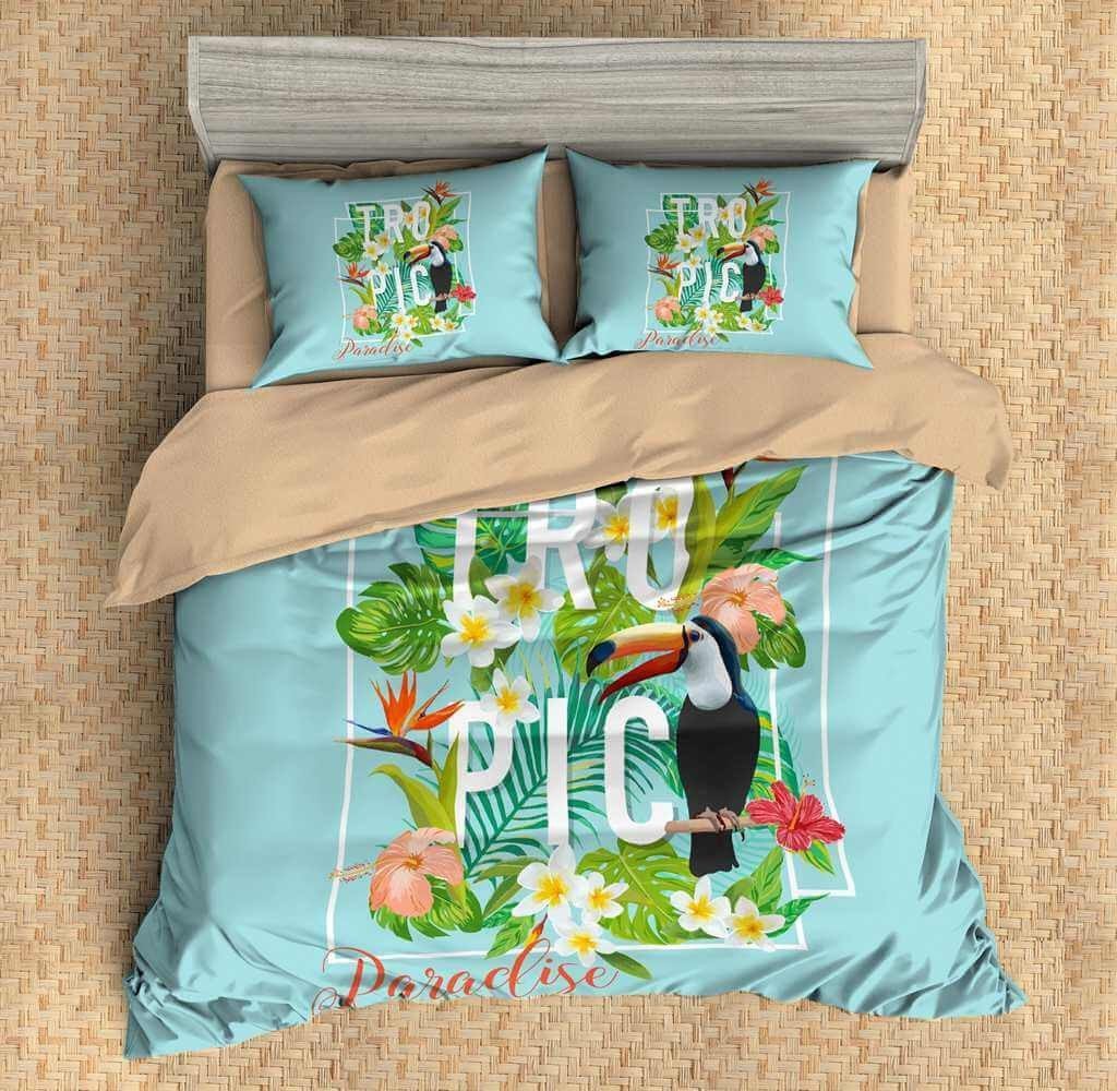 3D Customize Toucan Customized Duvet Cover Bedding Set