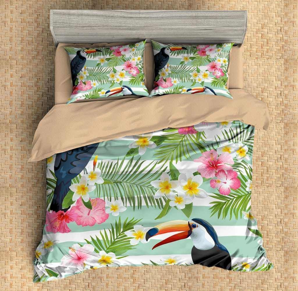 3D Customize Toucan Customized Duvet Cover Bedding Set