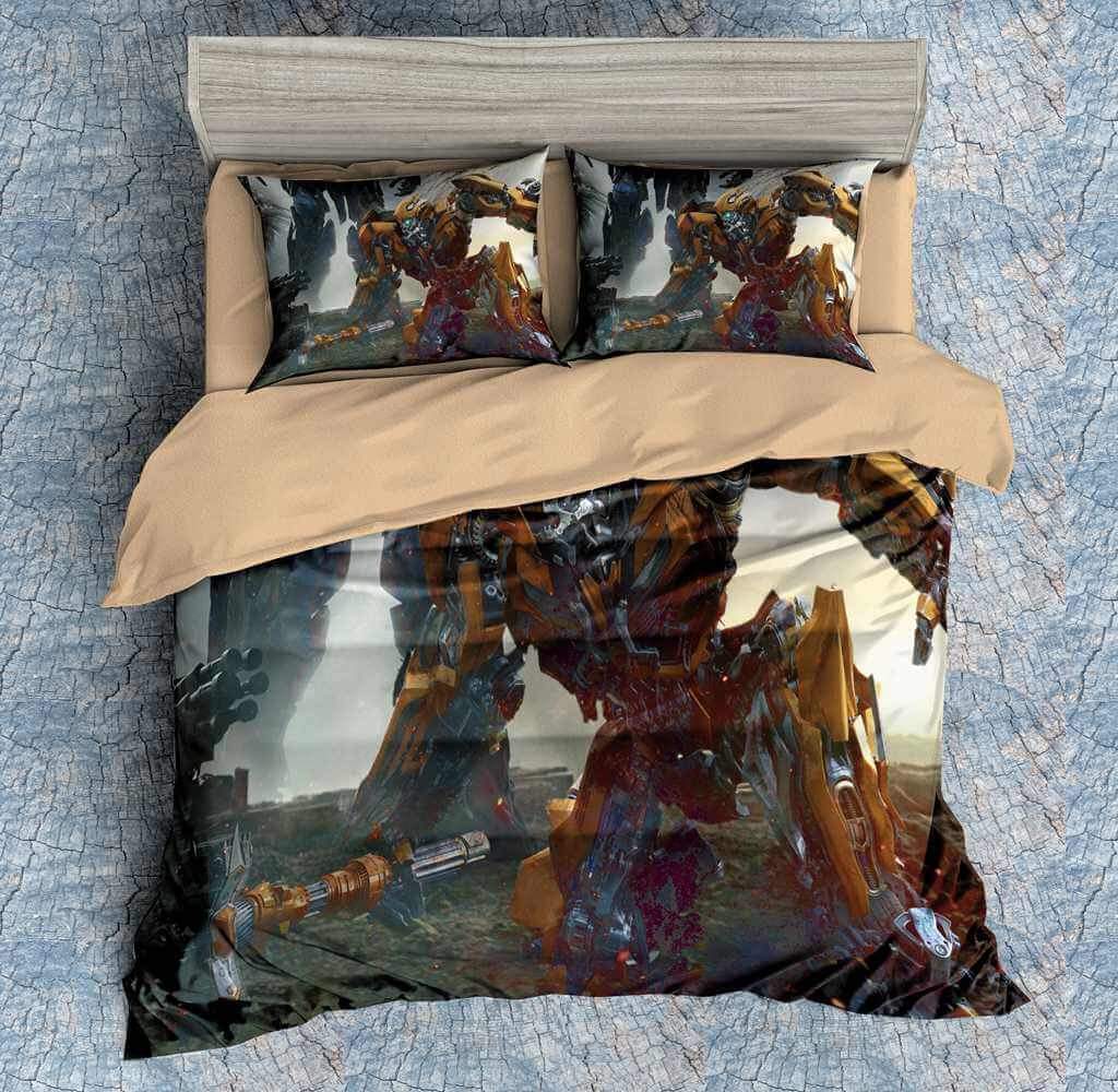 3D Customize Transformers The Last Knight Customized Duvet Cover Bedding Set