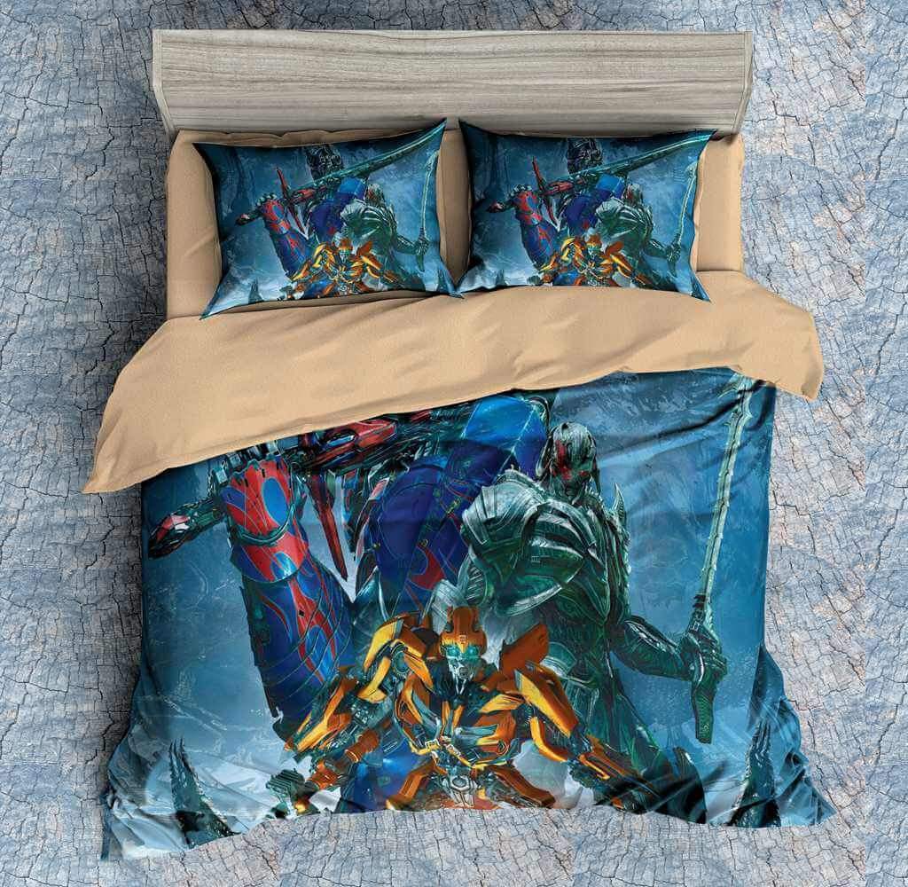 3D Customize Transformers The Last Knight Customized Duvet Cover Bedding Set