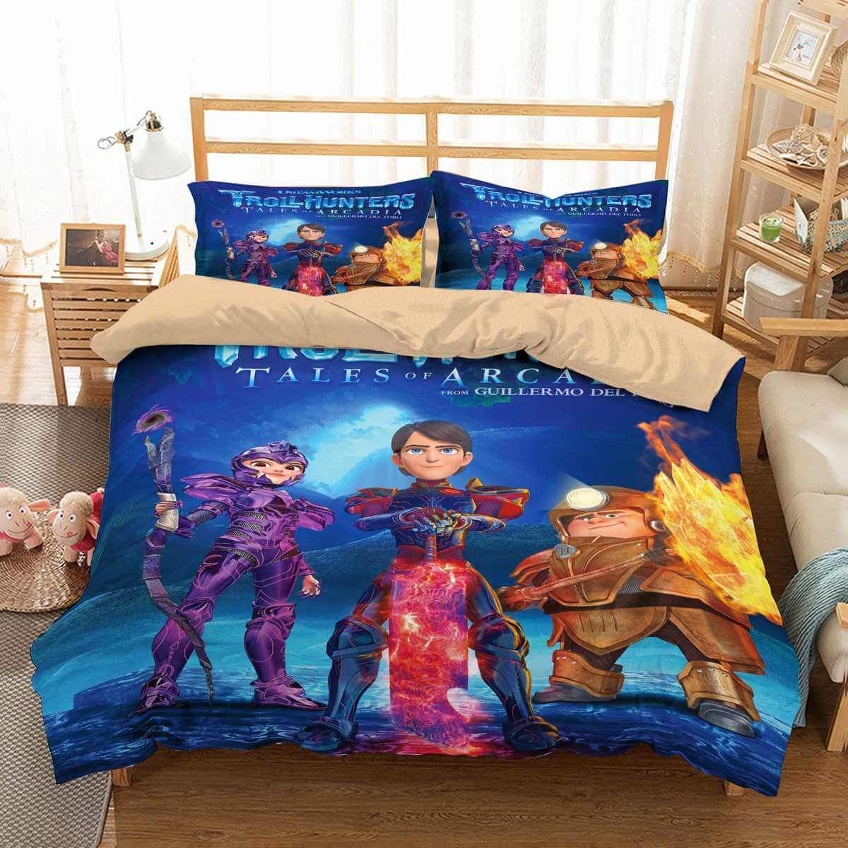 3D Customize Trollhunters Customized Duvet Cover Bedding Set