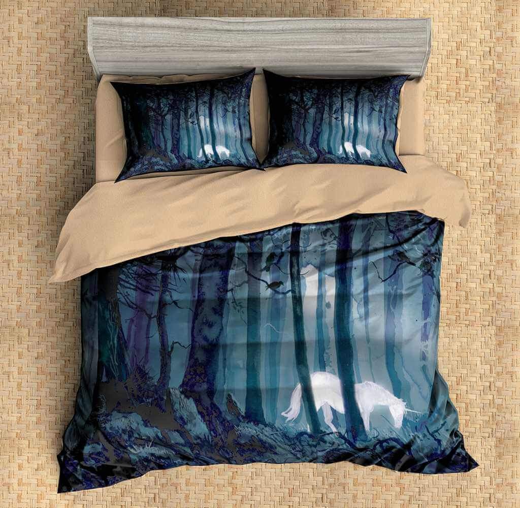 3D Customize Unicorn Customized Duvet Cover Bedding Set