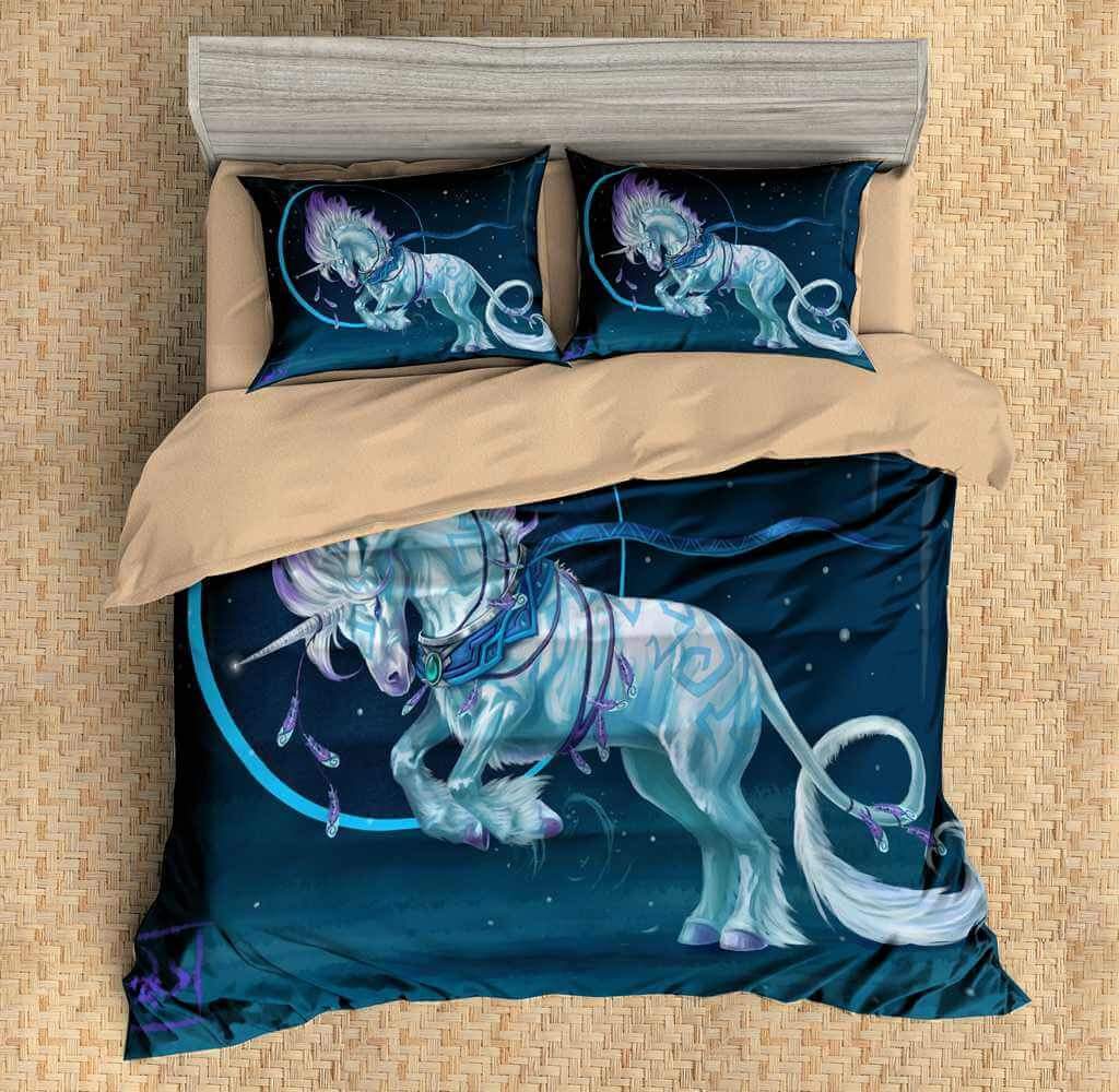 3D Customize Unicorn Customized Duvet Cover Bedding Set