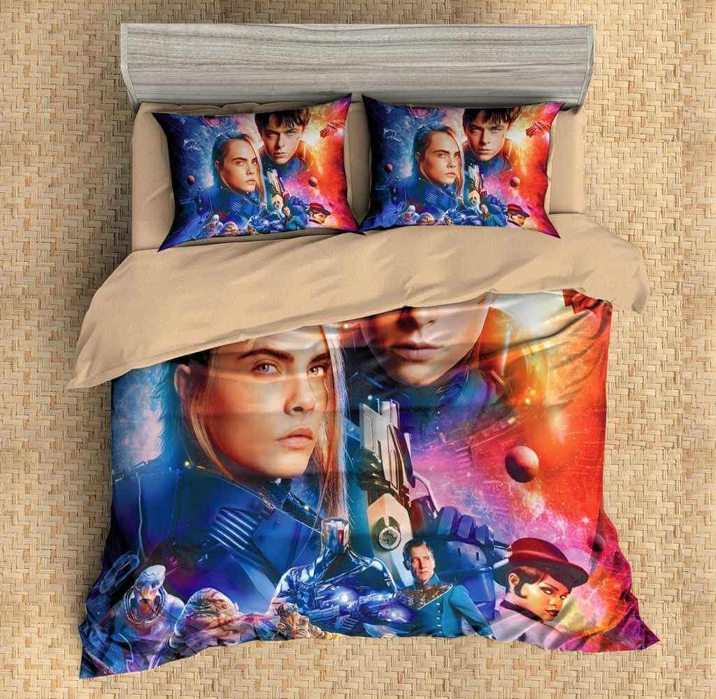 3D Customize Valerian And The City Of A Thousand Planets Customized Duvet Cover Bedding Set