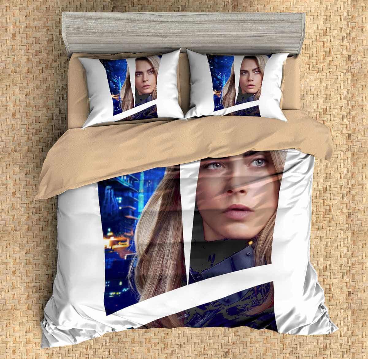 3D Customize Valerian And The City Of A Thousand Planets Customized Duvet Cover Bedding Set
