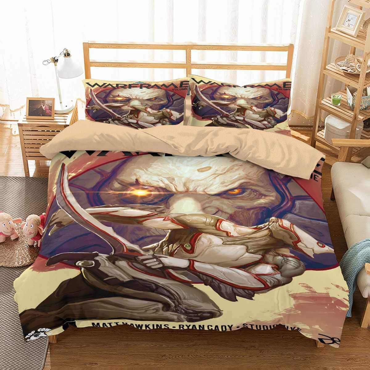 3D Customize Warframe Customized Duvet Cover Bedding Set