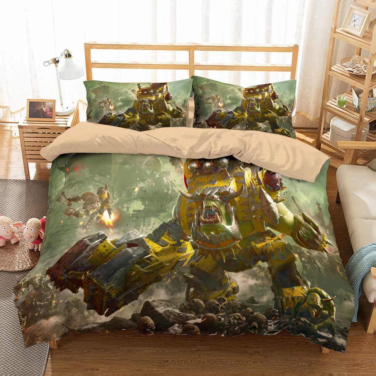 3D Customize Warhammer 40,000 Dawn Of War Customized Duvet Cover Bedding Set