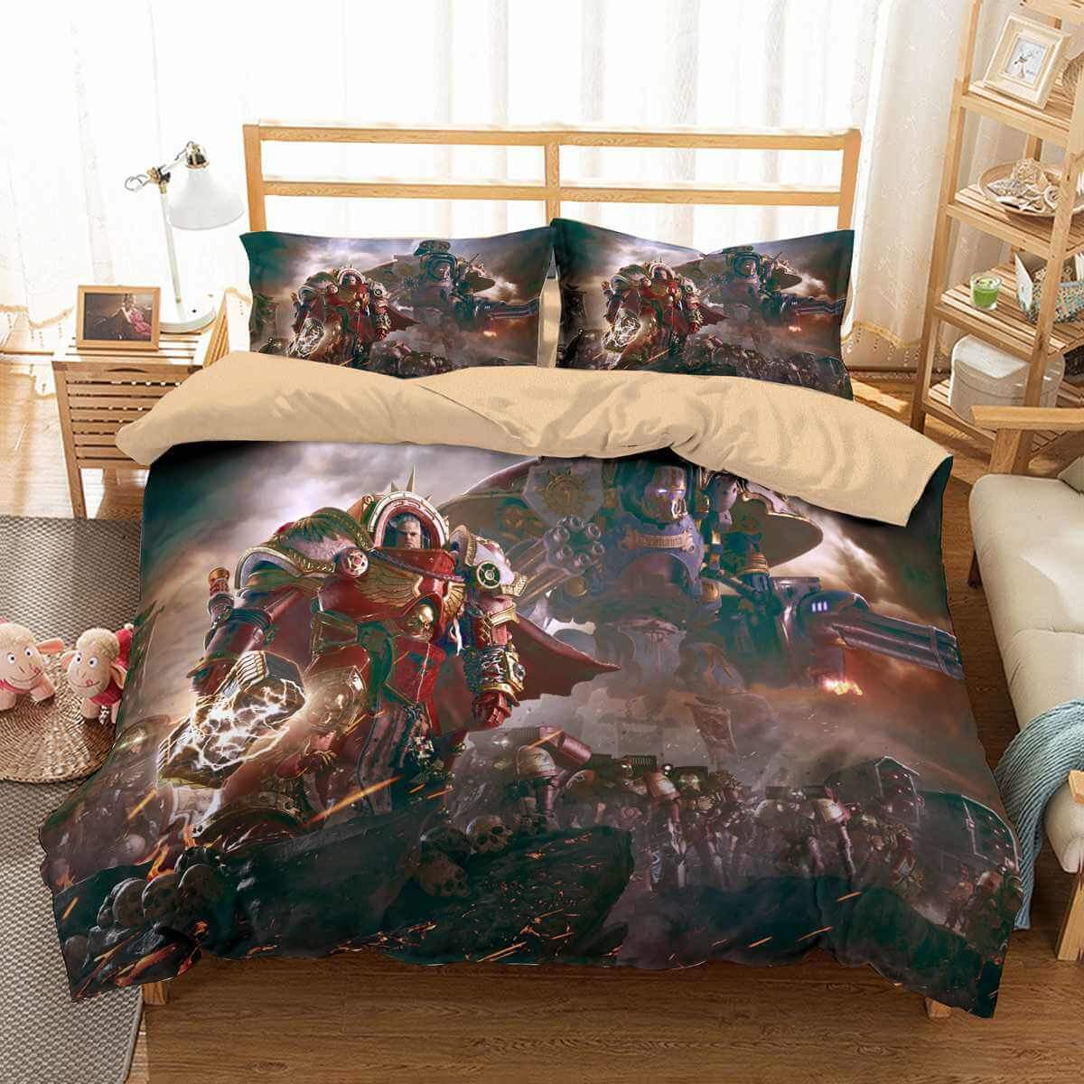 3D Customize Warhammer 40,000 Dawn Of War Customized Duvet Cover Bedding Set