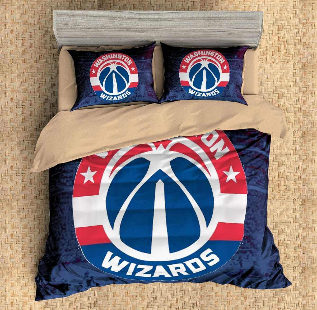 3D Customize Washington Wizards Customized Duvet Cover Bedding Set