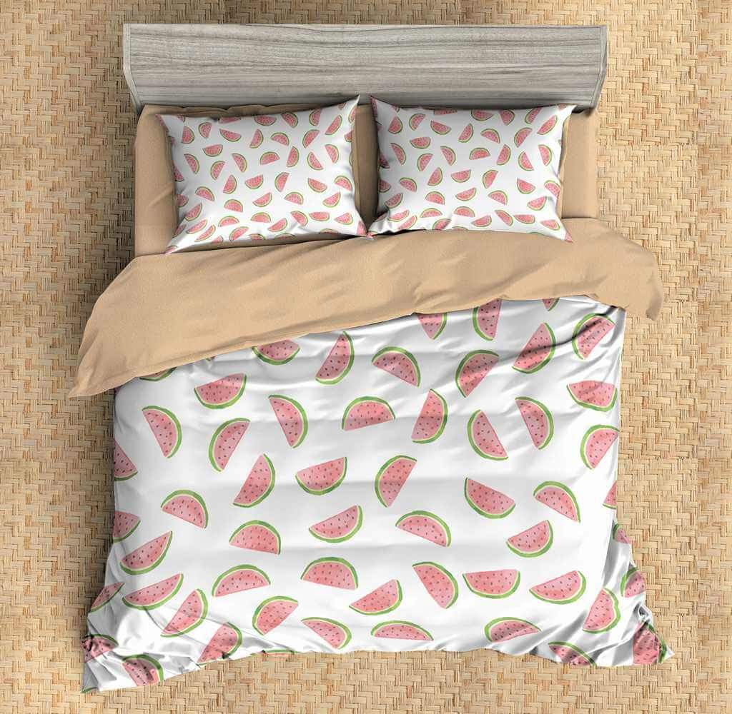 3D Customize Watermelon Customized Duvet Cover Bedding Set