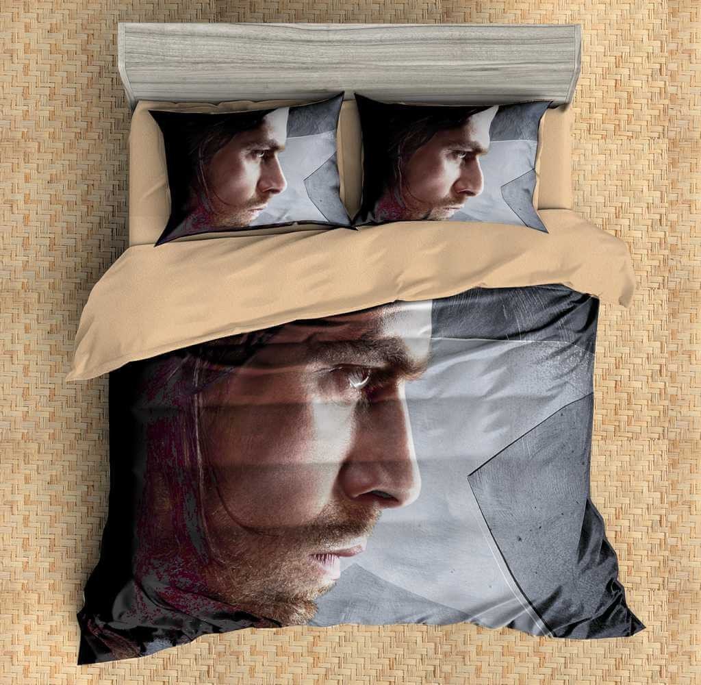 3D Customize Winter Soldier Customized Duvet Cover Bedding Set