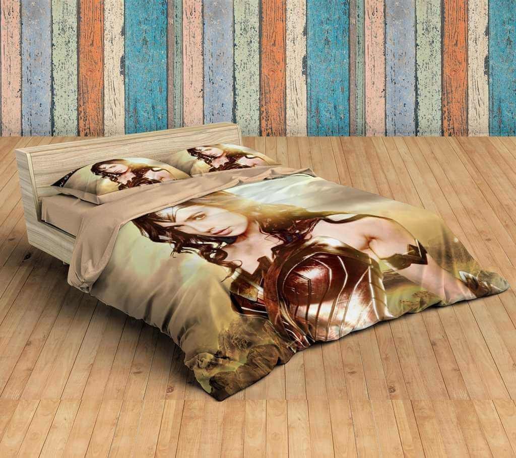 3D Customize Wonder Woman Customized Duvet Cover Bedding Set