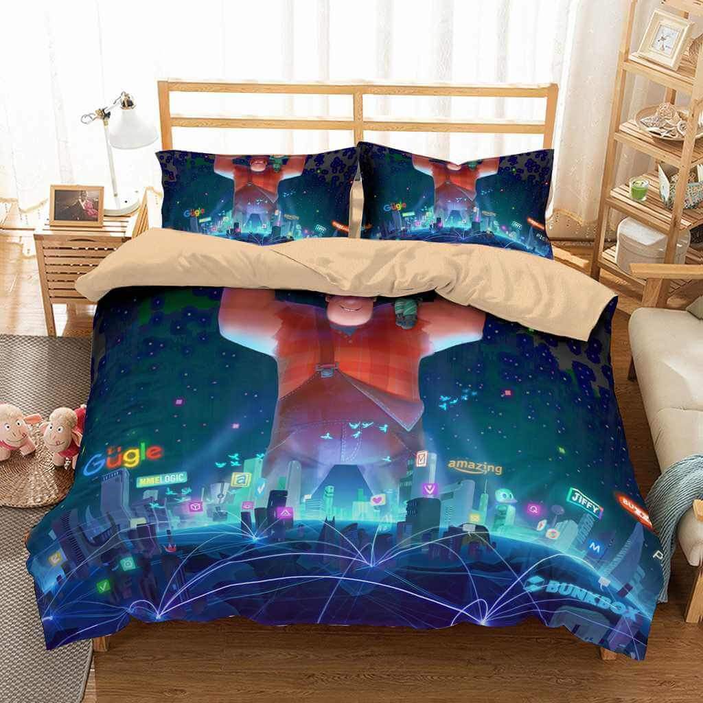 3D Customize Wreck-It Ralph Customized Duvet Cover Bedding Set