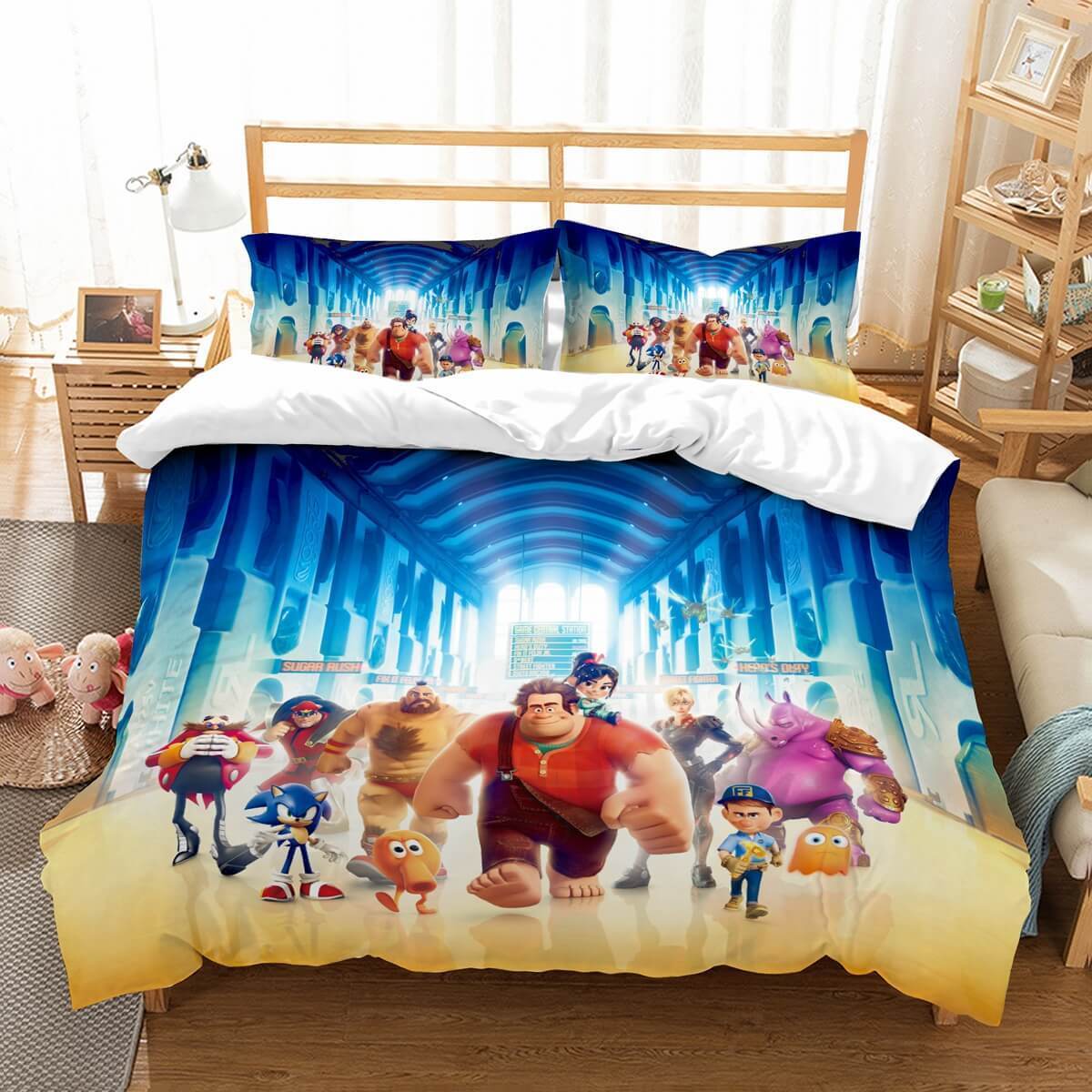 3D Customize Wreck It Ralph Et Et Bed 3D Customized Duvet Cover Bedding Set