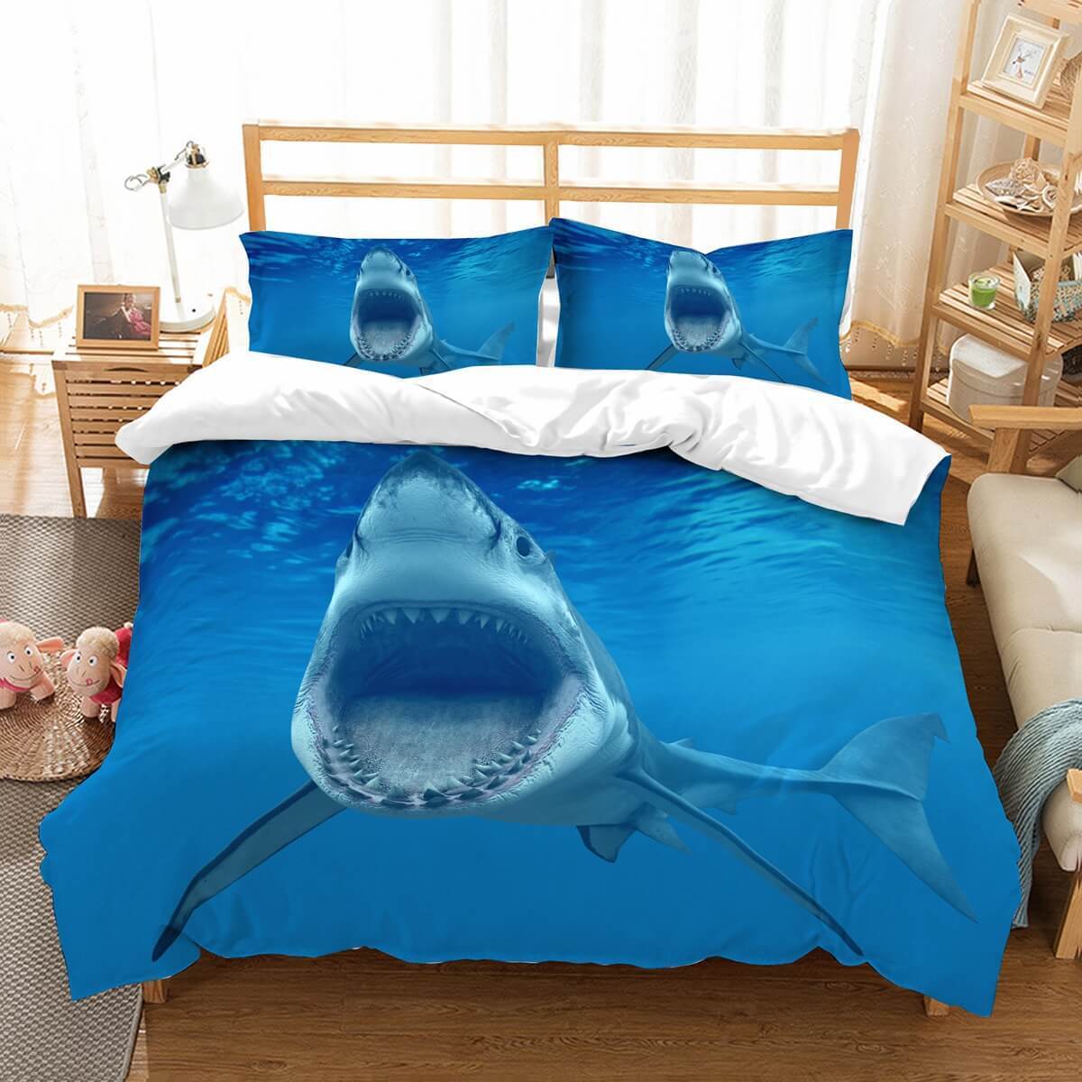 3D Customizehark Et Et Bed 3D Customized Duvet Cover Bedding Set