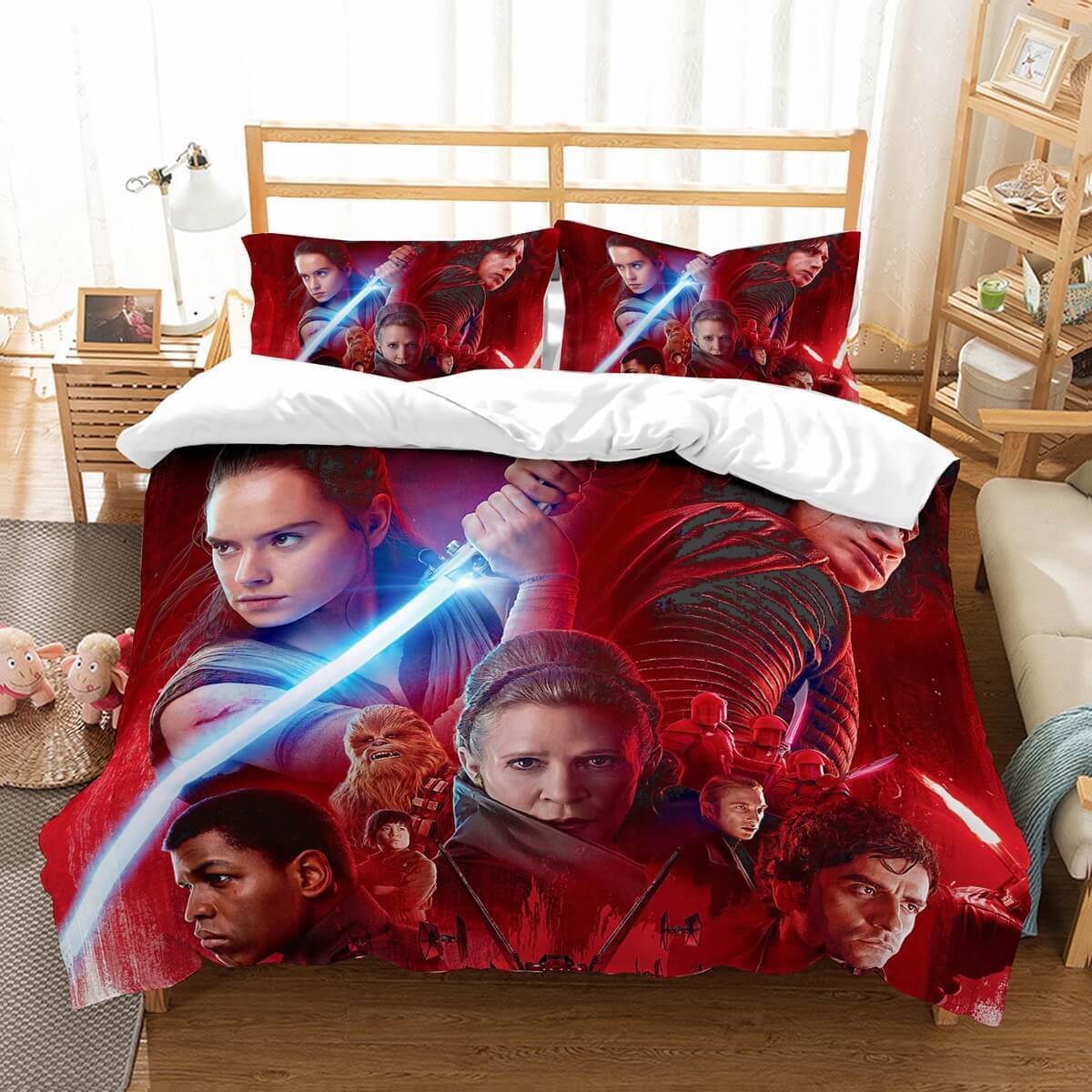 3D Customizetar Wars The Last Jedi Et Et Bed 3D Customized Duvet Cover Bedding Set