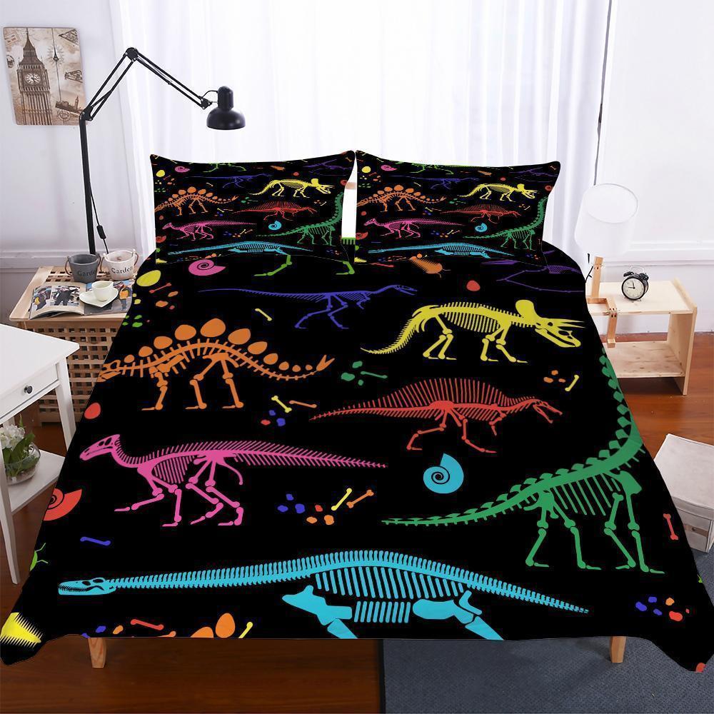 3D Digital Print Lost World Jurassic Park Dinosaur Patterns Variousizess 3D Customized Duvet Cover Bedding Set