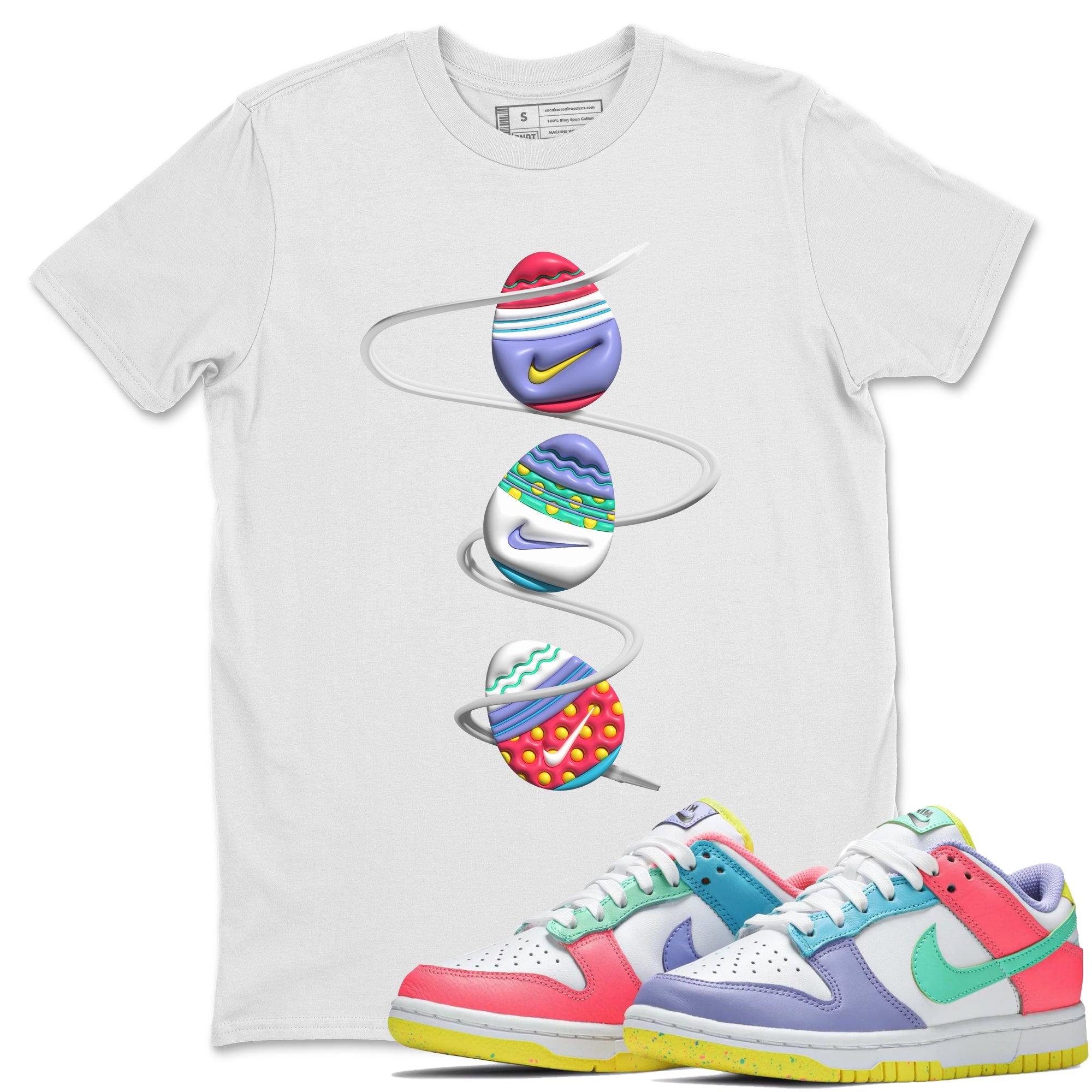 3D Easter Eggs Unisex Tshirt – Dunk Easter Candy